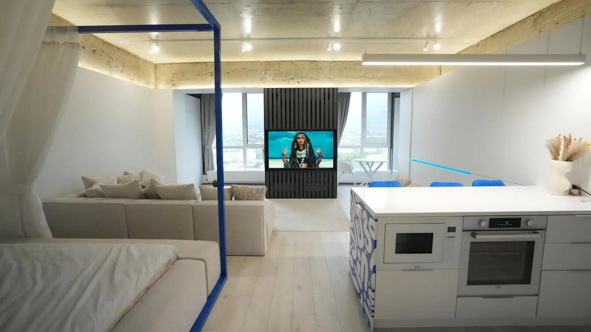 Luxurious Apartment, On A High Floor, With Mountain Views Almaty 0*,